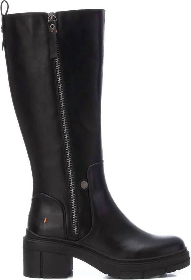 Women's High Heel Boots In Black