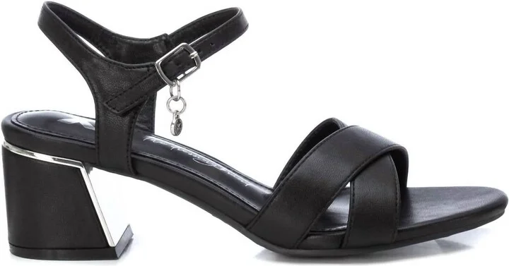 Women's High Heeled Sandals In Black