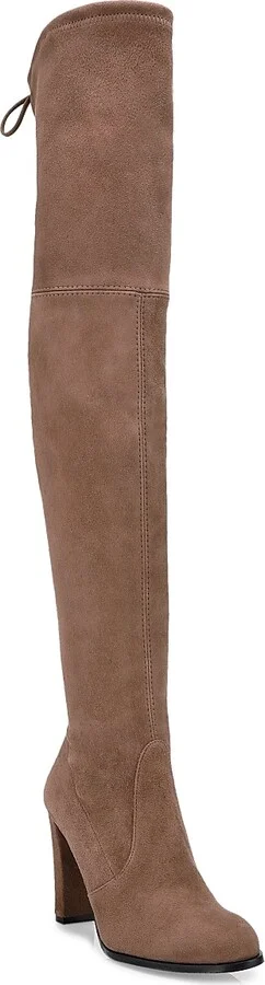 Women's Highland Over-The-Knee Suede Boots - Black - Size 10.5 - Image 6