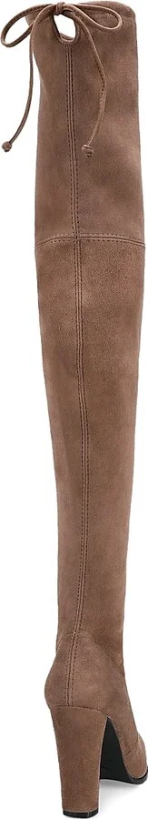 Women's Highland Over-The-Knee Suede Boots - Black - Size 10.5 - Image 7