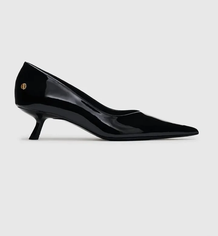 Women's Hilda Pump Heels In Black Patent