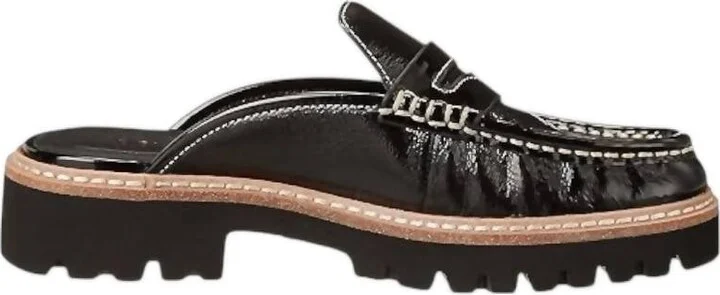 Women's Hillie Tp Loafer In Black Tumbled Patent