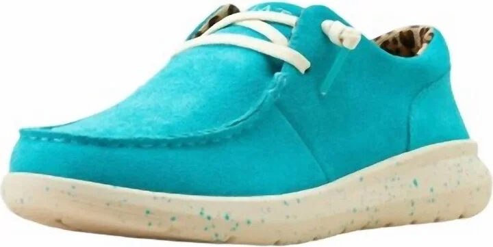 Women's Hilo Shoes In Brightest Turquoise