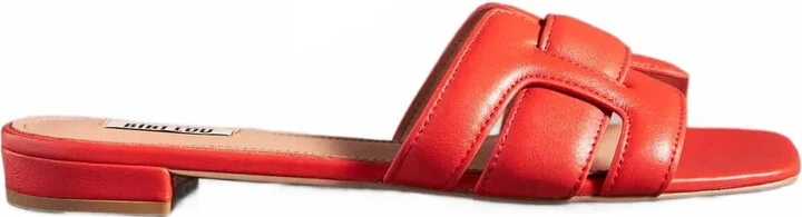 Women's Holly Flat Sandals In Red
