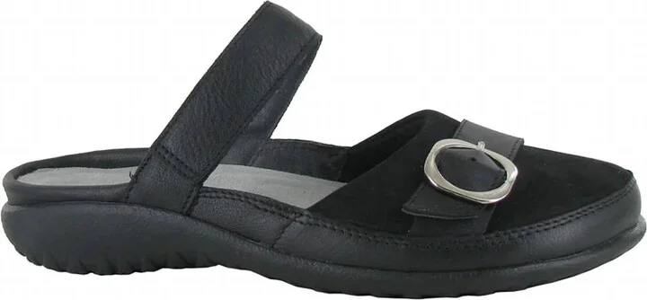 Women's Hongi Mule In Black Soft Leather