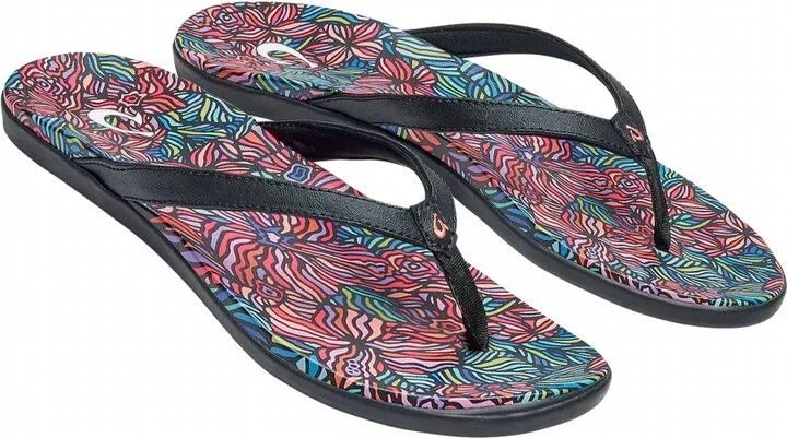 Women's Ho'opio Hau Beach Sandal In Onyx