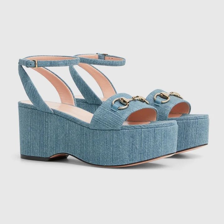 Women's Horsebit flatform sandal - Image 2