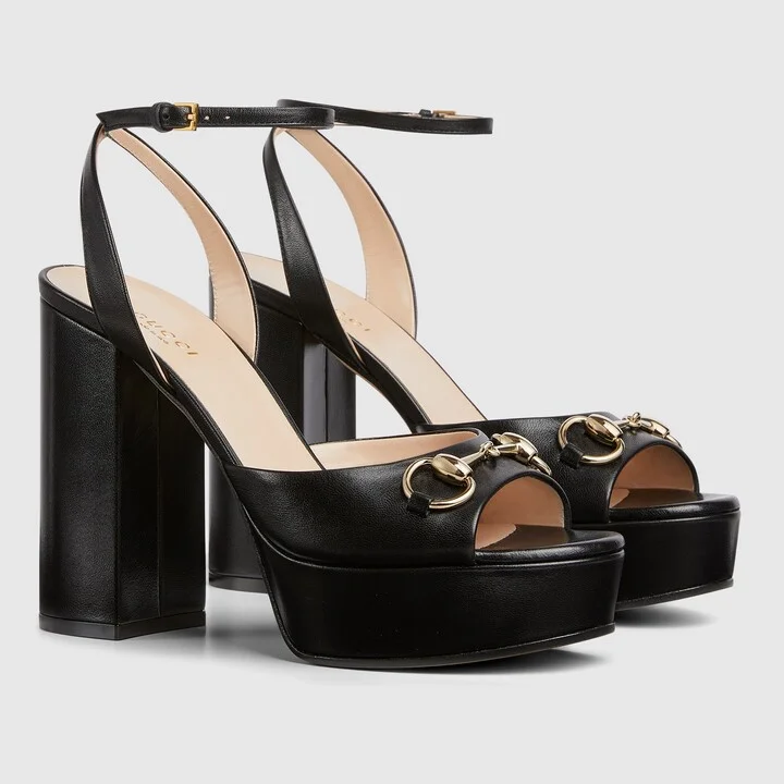 Women's Horsebit platform sandal - Image 2