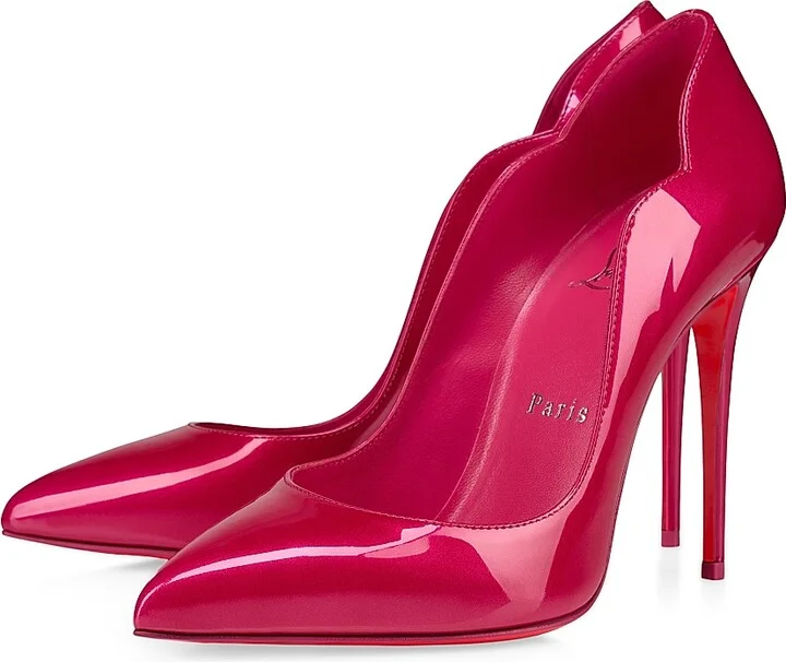 Women's Hot Chick 100MM Patent Leather Pumps - Pinup - Size 6 - Image 2