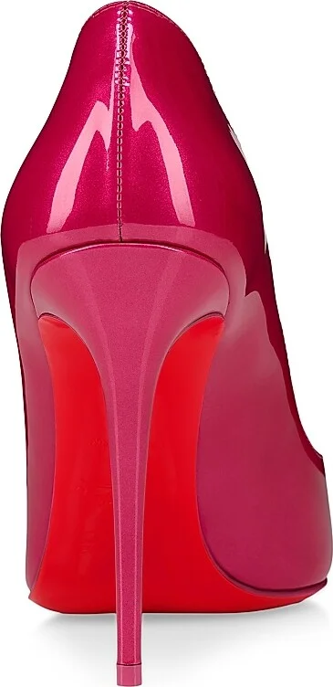 Women's Hot Chick 100MM Patent Leather Pumps - Pinup - Size 6 - Image 3