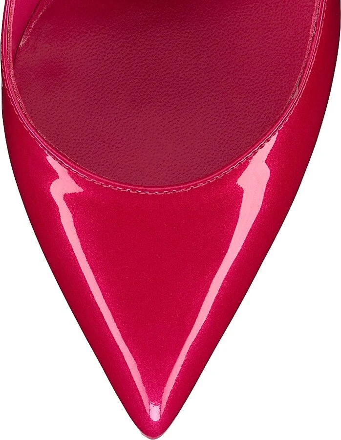 Women's Hot Chick 100MM Patent Leather Pumps - Pinup - Size 6 - Image 4