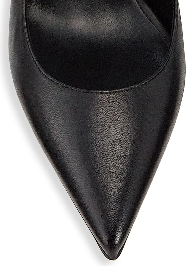 Women's Hot Chick 70MM Leather Pumps - Black - Size 5 - Image 5