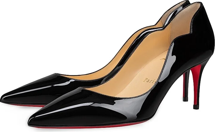 Women's Hot Chick 70MM Leather Pumps - Black - Size 5 - Image 2