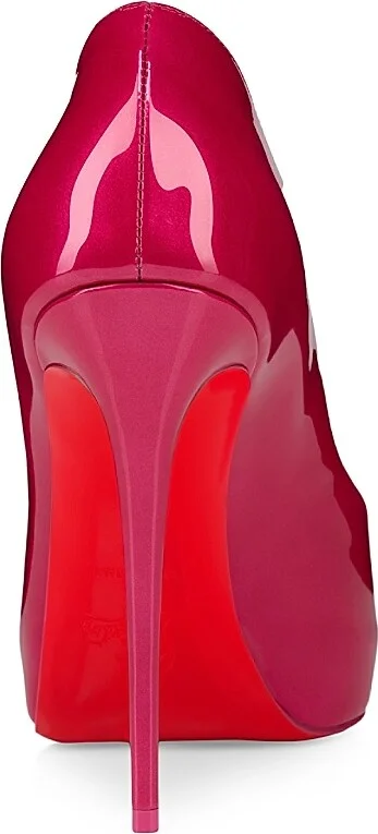 Women's Hot Chick Alta 120MM Patent Leather Pumps - Pinup - Size 5.5 - Image 3