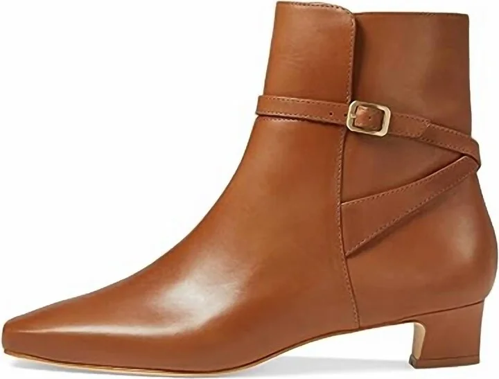 Women's Houston Boots - Medium In Luggage Antique Calf