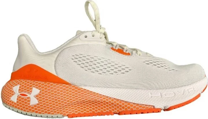 Women's Hovr Machina 3 Running Shoes - Medium Width In White, Orange