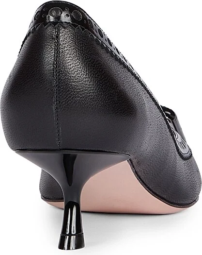 Women's I Love Vivier 45MM Leather Pumps - Nero - Size 6.5 - Image 3