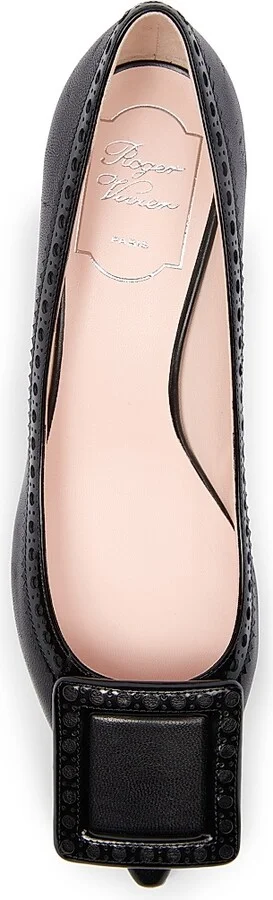 Women's I Love Vivier 45MM Leather Pumps - Nero - Size 6.5 - Image 4