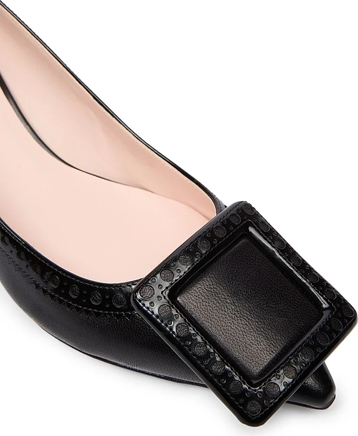 Women's I Love Vivier 45MM Leather Pumps - Nero - Size 6.5 - Image 5