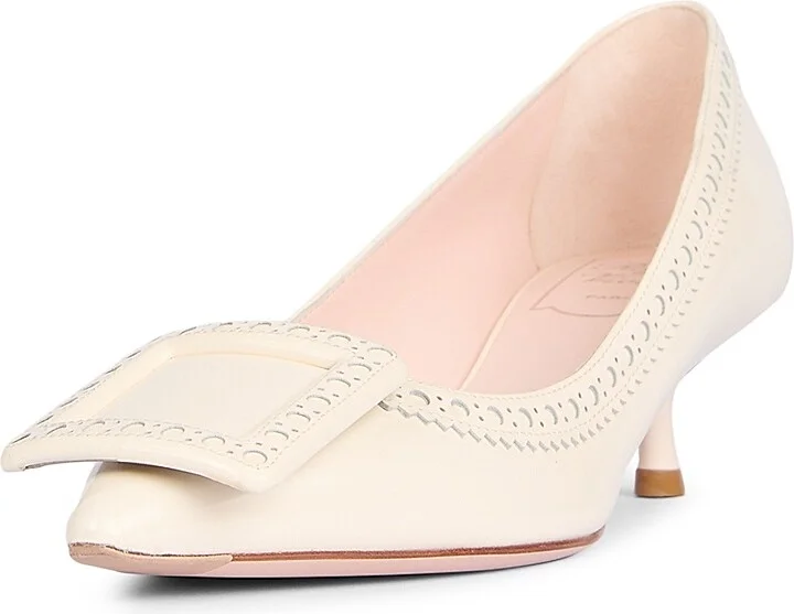 Women's I Love Vivier 45MM Leather Pumps - Nero - Size 6.5 - Image 6