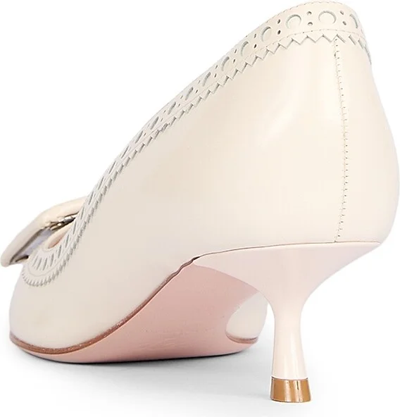 Women's I Love Vivier 45MM Leather Pumps - Nero - Size 6.5 - Image 7