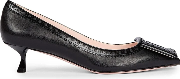 Women's I Love Vivier 45MM Leather Pumps - Nero - Size 6.5