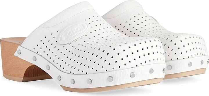 Women's I Scholl 40MM Clog Mules - White - Size 7 - Image 2