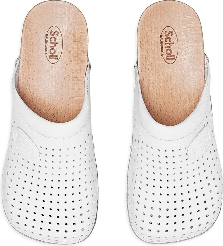 Women's I Scholl 40MM Clog Mules - White - Size 7 - Image 6