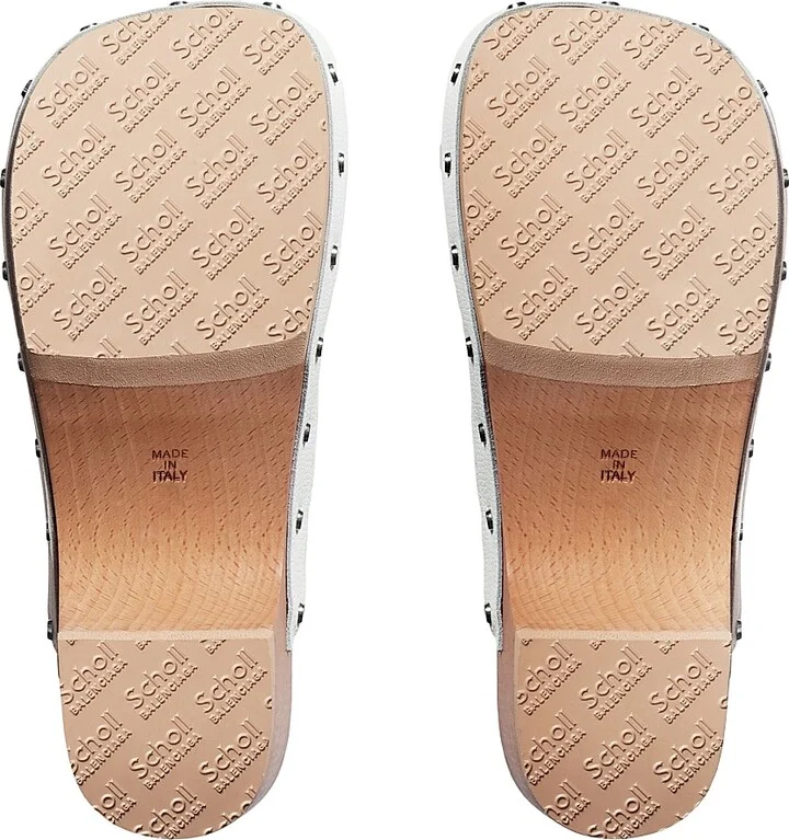 Women's I Scholl 40MM Clog Mules - White - Size 7 - Image 7