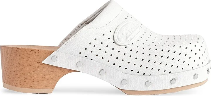 Women's I Scholl 40MM Clog Mules - White - Size 7