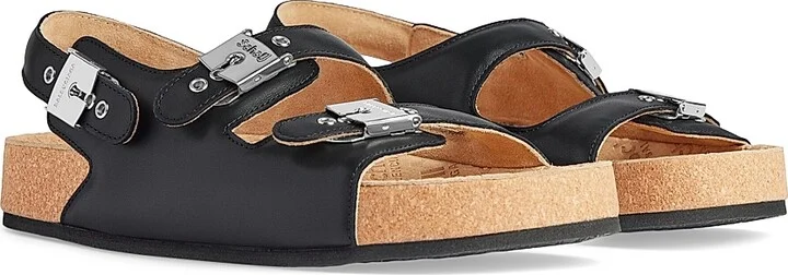 Women's I Scholl Flat Sandals - Black - Size 6 - Image 2