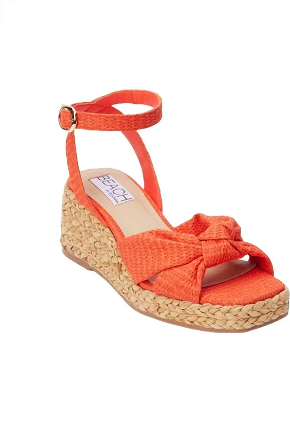 Women's Ibiza Sandal In Persimmon