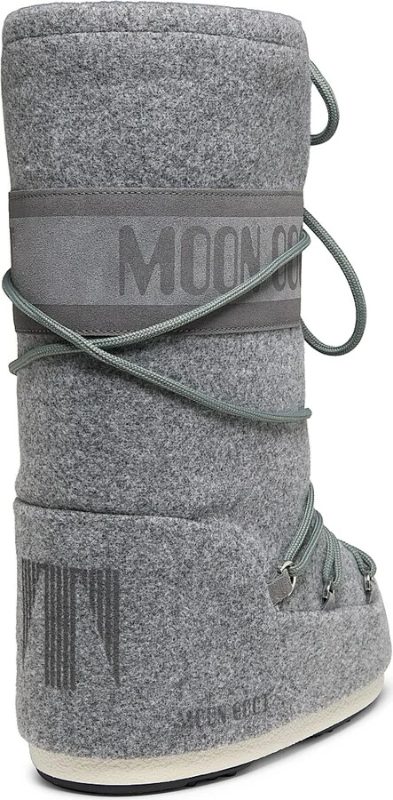 Women's Icon Felt Boots - Grey - Size 4.5 - Image 3