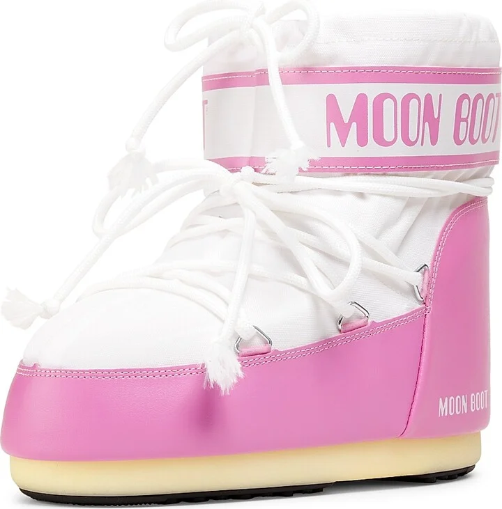 Women's Icon Low Nylon Boots - Pink White - Size 3 - Image 2