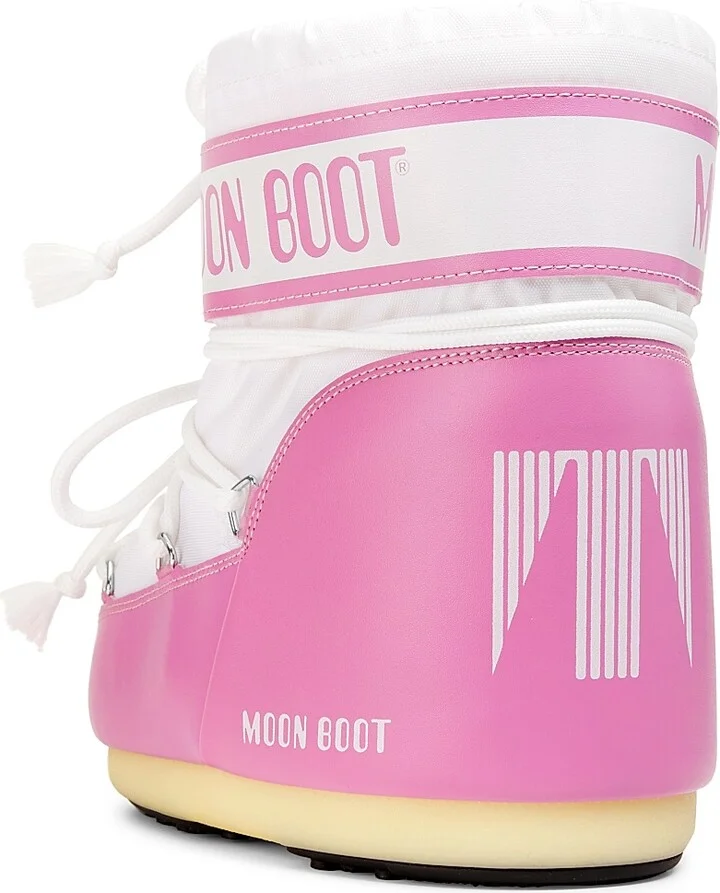 Women's Icon Low Nylon Boots - Pink White - Size 3 - Image 3