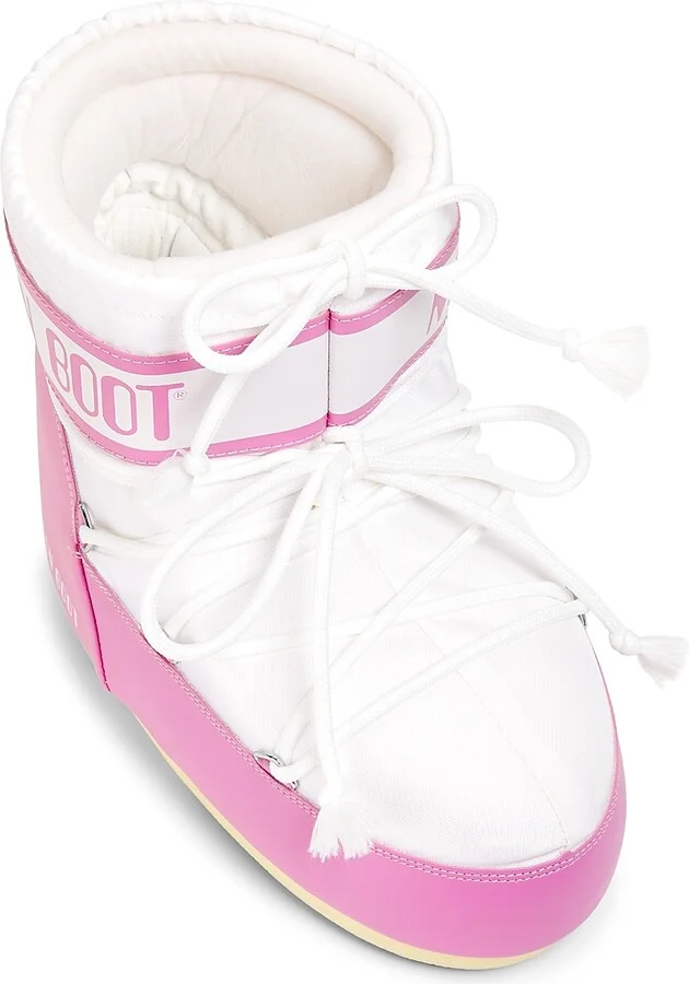 Women's Icon Low Nylon Boots - Pink White - Size 3 - Image 4