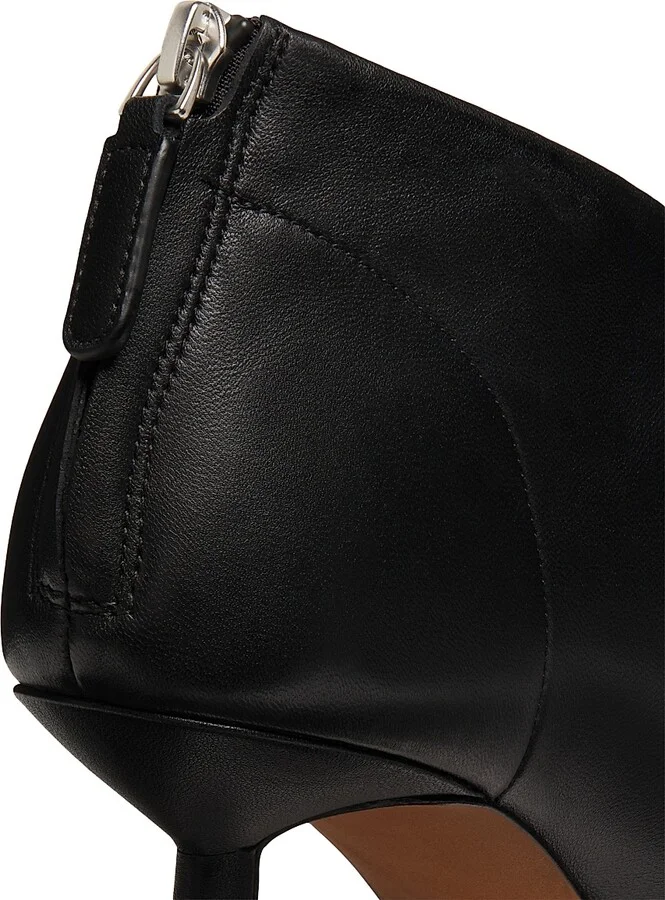 Women's ID Glove 65MM Leather Booties - Black - Size 6 - Image 5
