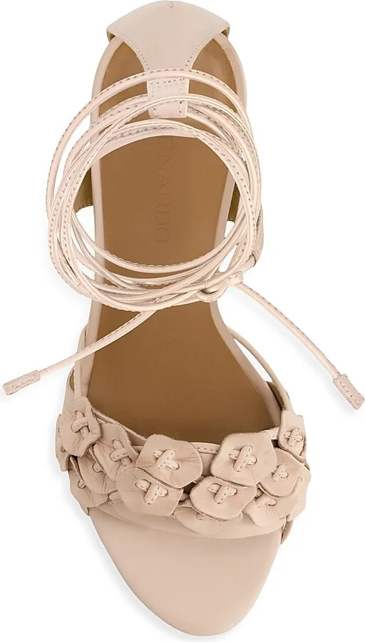Women's Ieda Floral Ankle Tie Heeled Sandals - Cipria - Size 6 - Image 3