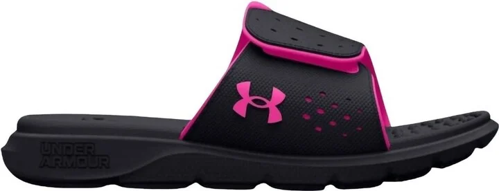 Women's Ignite Pro Slides In Black/rebel Pink