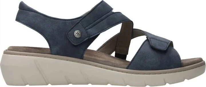 Women's Ikaria Sandal In Denim Biocare