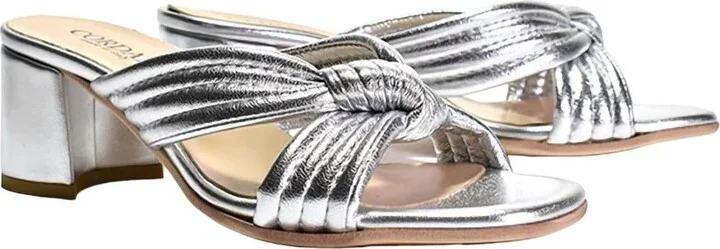 Women's Imani Metallic Sandal In Argento