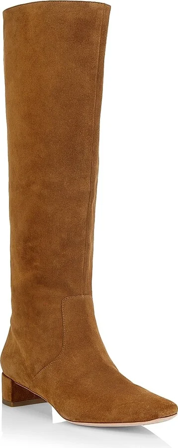 Women's Indy 36MM Suede Knee-High Boots - Cacao - Size 9.5 - Image 2