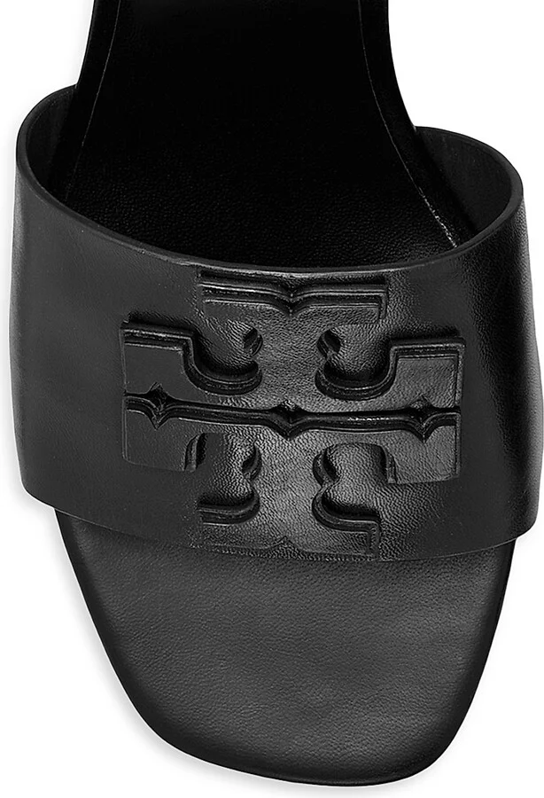 Women's Ines 55MM Leather Mules - Black - Size 10 - Image 3
