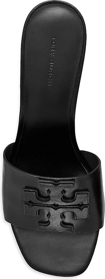 Women's Ines 55MM Leather Mules - Black - Size 10 - Image 4