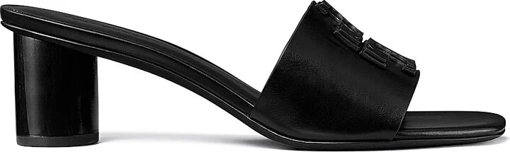 Women's Ines 55MM Leather Mules - Black - Size 10