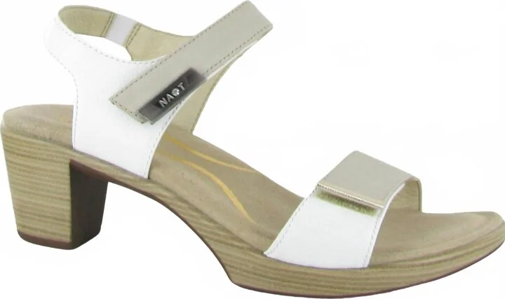 Women's Intact Sandal In White Pearl Leather
