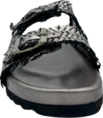 Women's Intertwine Dual Woven Strap Slide - Naughty Monkey US8.5 - Image 2
