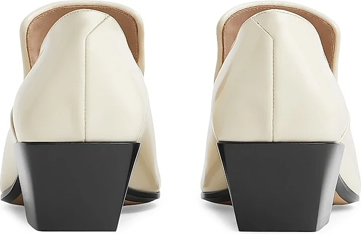Women's Intrecciato Leather Pumps - Sea Salt - Size 6.5 - Image 4