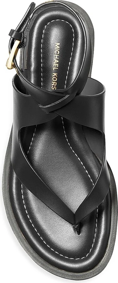 Women's Irene Flat Thong Sandals - Black - Size 5 - Image 4