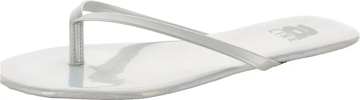 Womens Iridescent Thong Flip-Flops